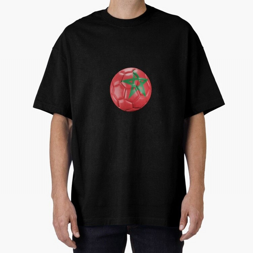 Morocco Ball Classic T-Shirt Back Your Heroes with FIFA World Cup 2026 Inspired by Neymar, France and Portugal Energy, Retro Football Energy, Iconic Rivalries, Trophy Chase Drama and Stadium Atmosphere; Perfect for Supporters Who Want Bold Football