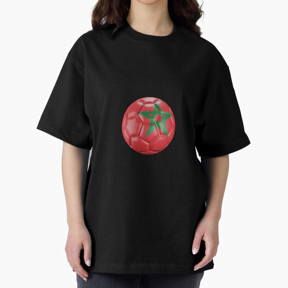 Morocco Ball Classic T-Shirt Back Your Heroes with FIFA World Cup 2026 Inspired by Neymar, France and Portugal Energy, Retro Football Energy, Iconic Rivalries, Trophy Chase Drama and Stadium Atmosphere; Perfect for Supporters Who Want Bold Football