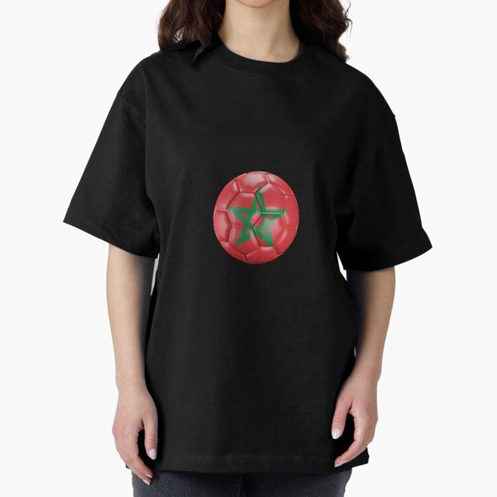 Morocco Ball Classic T-Shirt Celebrate National Team Dreams in FIFA World Cup 2026 Group Stage for Fans of Cristiano Ronaldo and Spain and Netherlands, Bringing Classic Soccer Heritage, Championship Pressure, Fan Loyalty and International Pride;