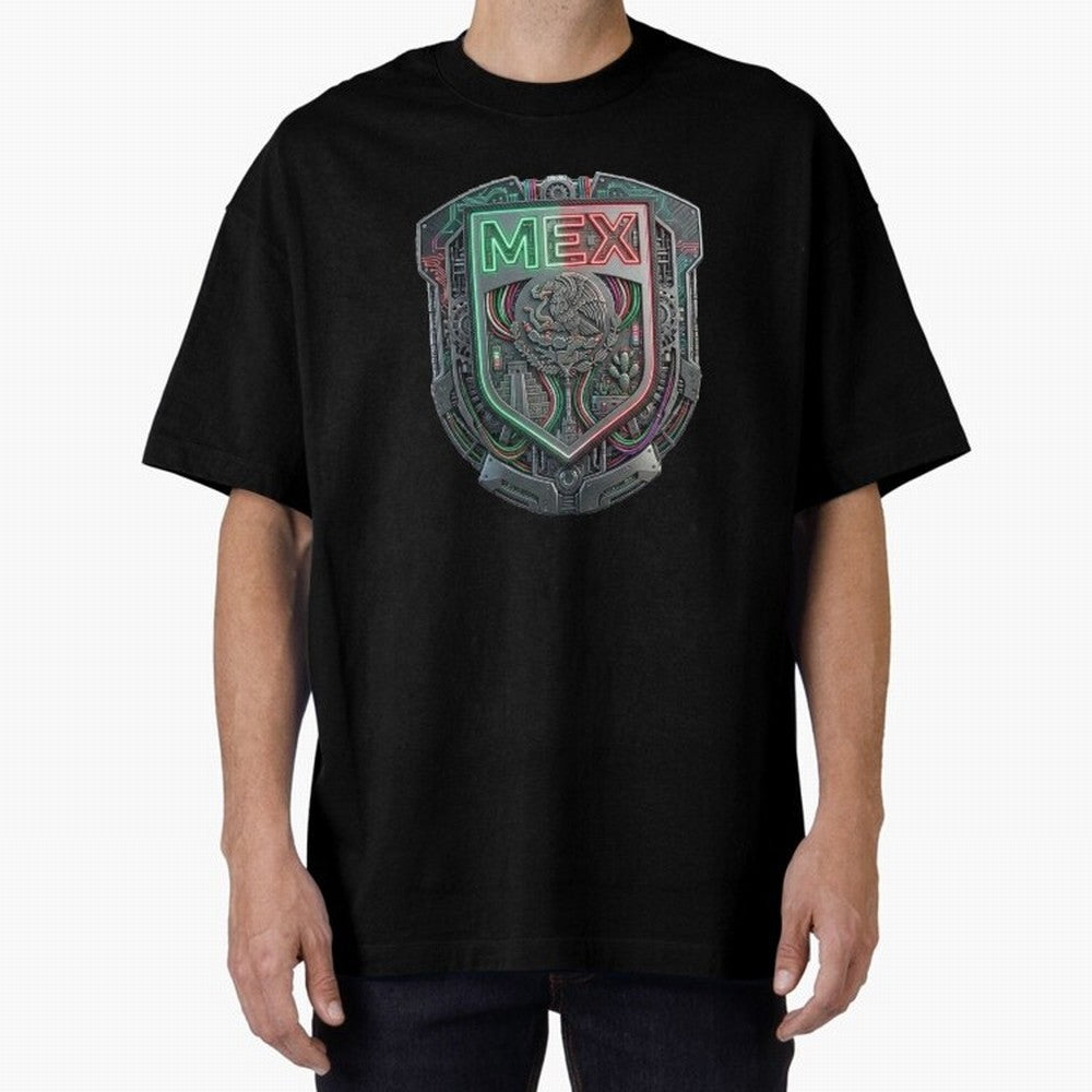 M¨¦xico Shield Heritage - Detailed MEX Eagle Art Classic T-Shirt Make Every Kick Count in Match Day Hype around FIFA World Cup 2026 Group Stage, Mbappe and Neymar, Argentina, France and Brazil, Retro Football Energy, Iconic Rivalries, Trophy Chase