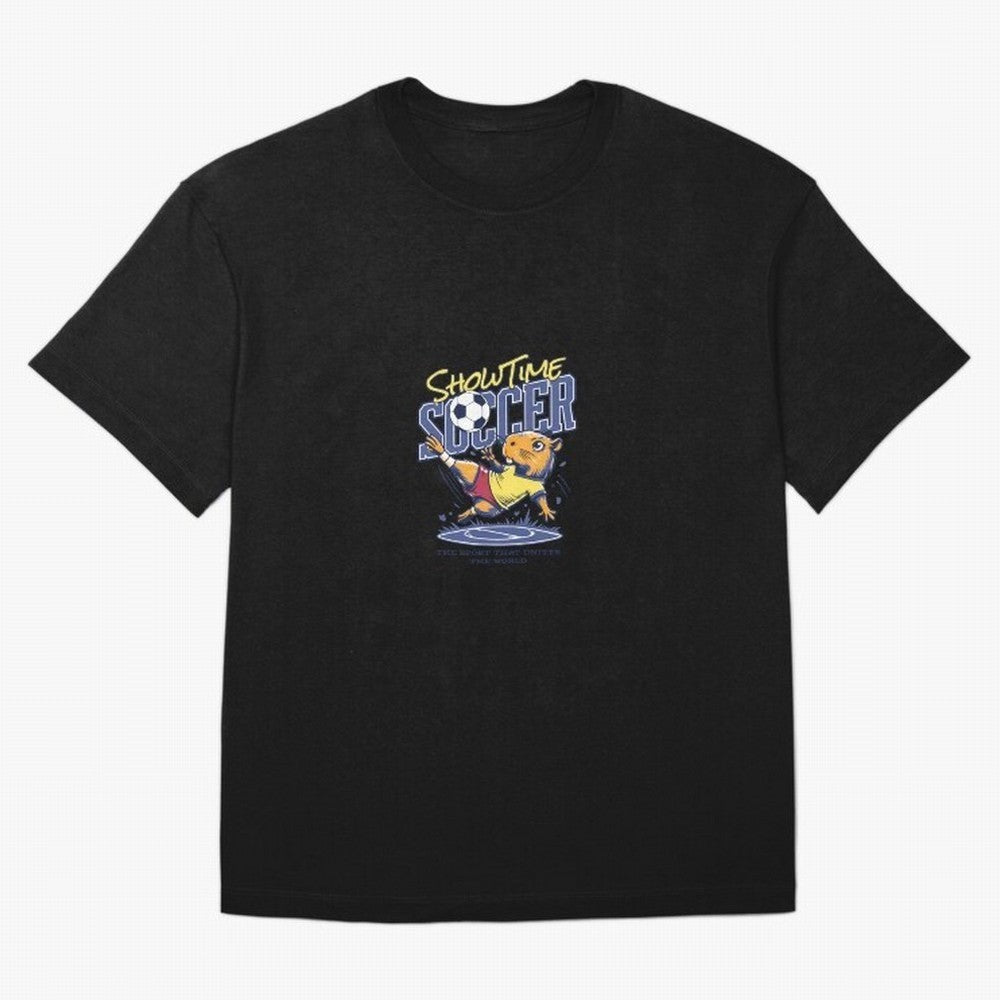Capybara Soccer Showdown - Showtime World Cup Classic T-Shirt Stand with FIFA World Cup 2026 USA Canada Mexico for Fans of CR7 and Argentina, France and Brazil, Bringing Match Day Excitement, Supporter Culture, Golden Goals and Global Football