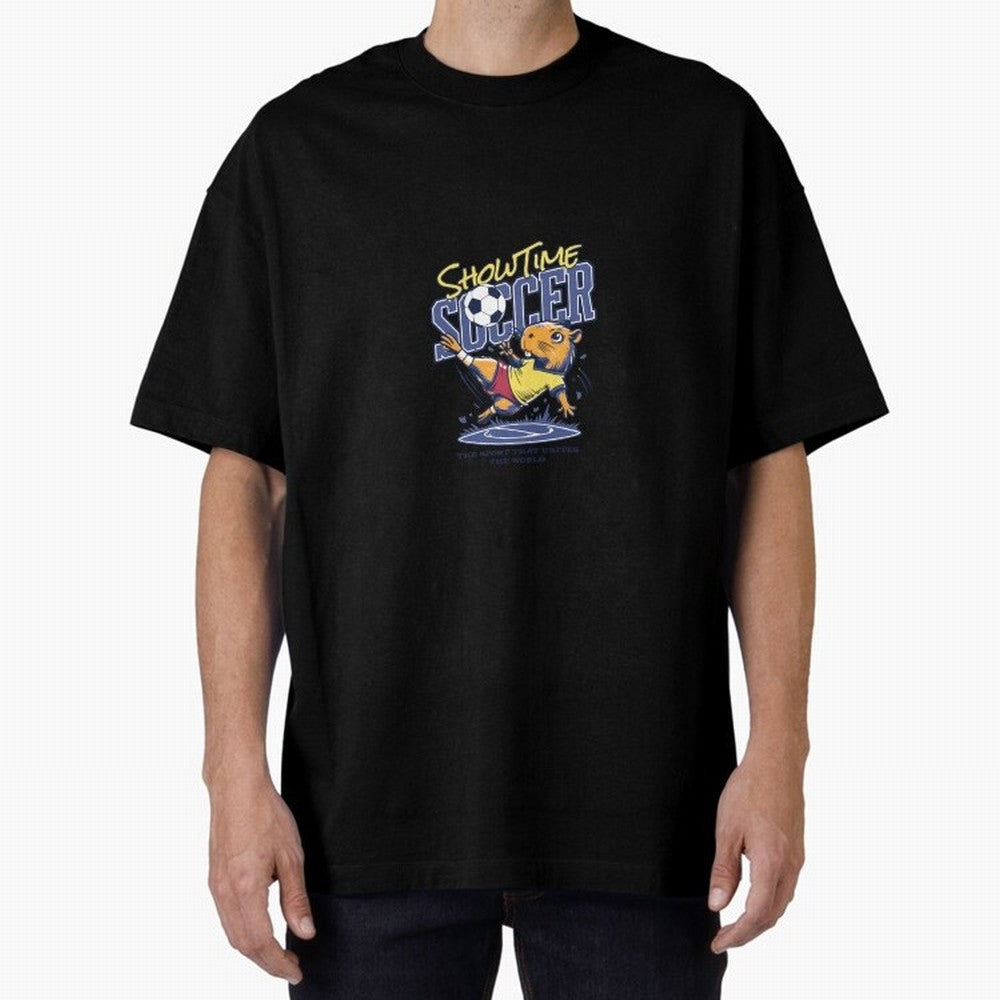 Capybara Soccer Showdown - Showtime World Cup Classic T-Shirt Stand with FIFA World Cup 2026 USA Canada Mexico for Fans of CR7 and Argentina, France and Brazil, Bringing Match Day Excitement, Supporter Culture, Golden Goals and Global Football
