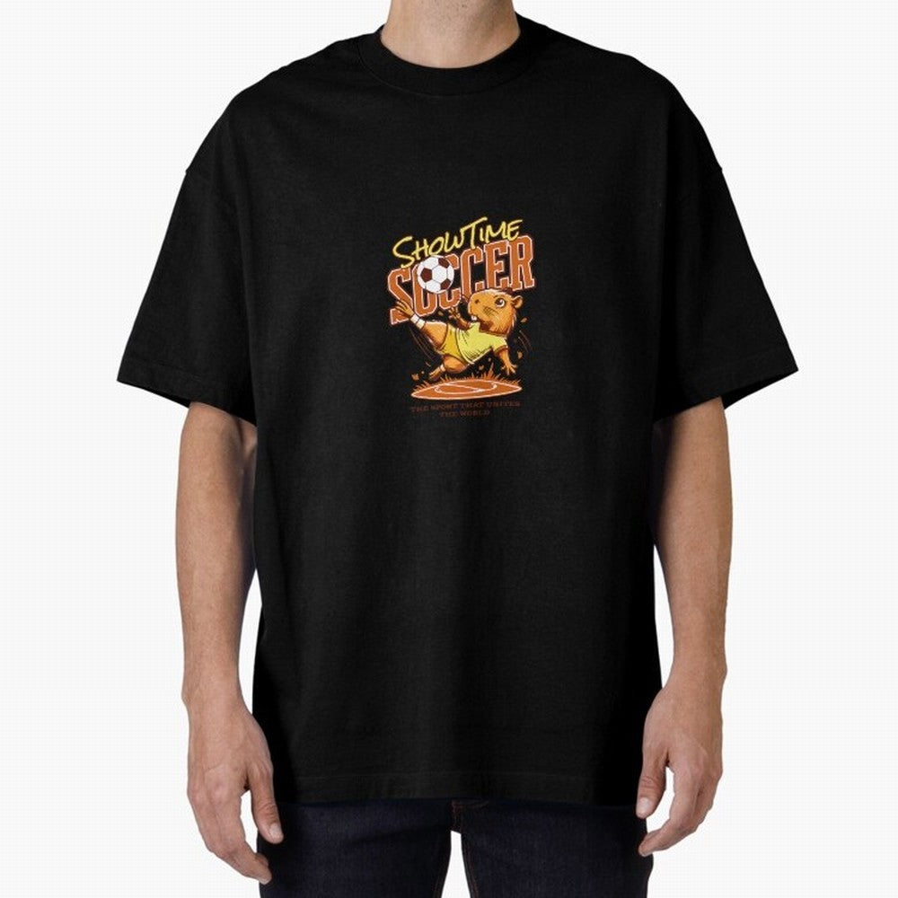 Capybara Playing Soccer Football Yellow Vibes Classic T-Shirt Embrace FIFA World Cup 2026 Spirit, Inspired by France, Messi, CR7 and Mbappe, Global Supporter Spirit, Legendary Goals, National Colors and Tournament Celebration; Made for Collectors