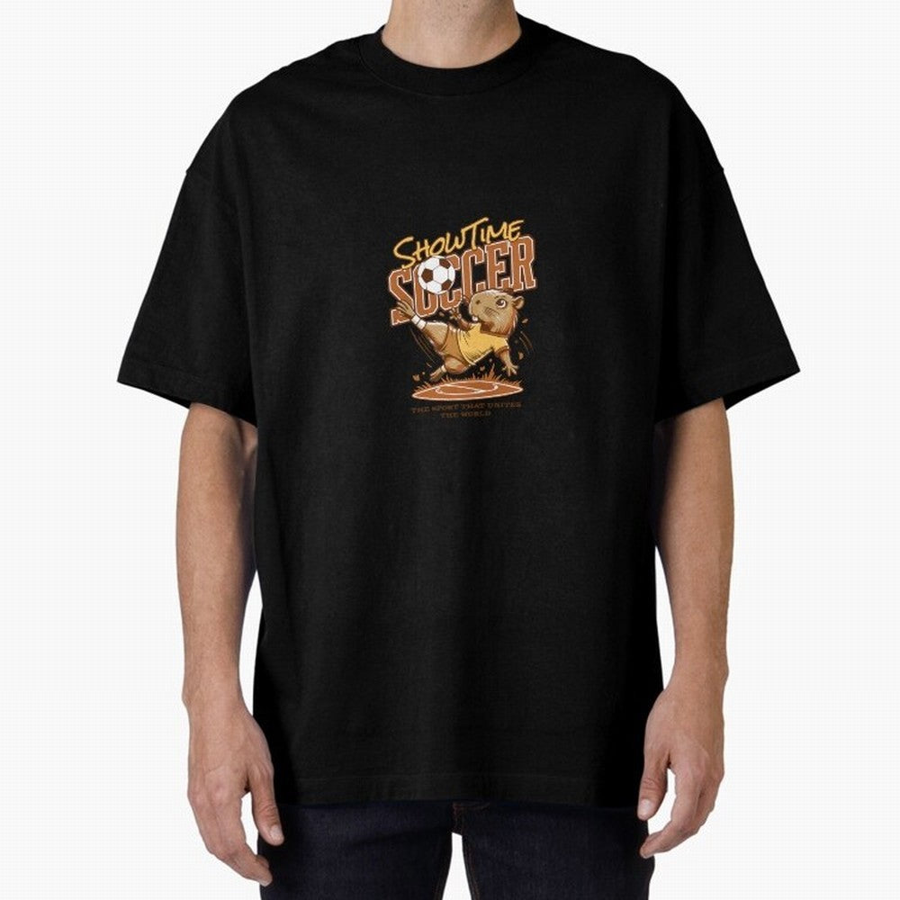 Capybara Playing Soccer Football Vibes Classic T-Shirt Relive the Noise and Pride of FIFA World Cup 2026 Group Stage for Fans of Messi, Neymar and Mbappe and England, France and Netherlands, Bringing Worldwide Fan Energy, Dramatic Goals, Stadium