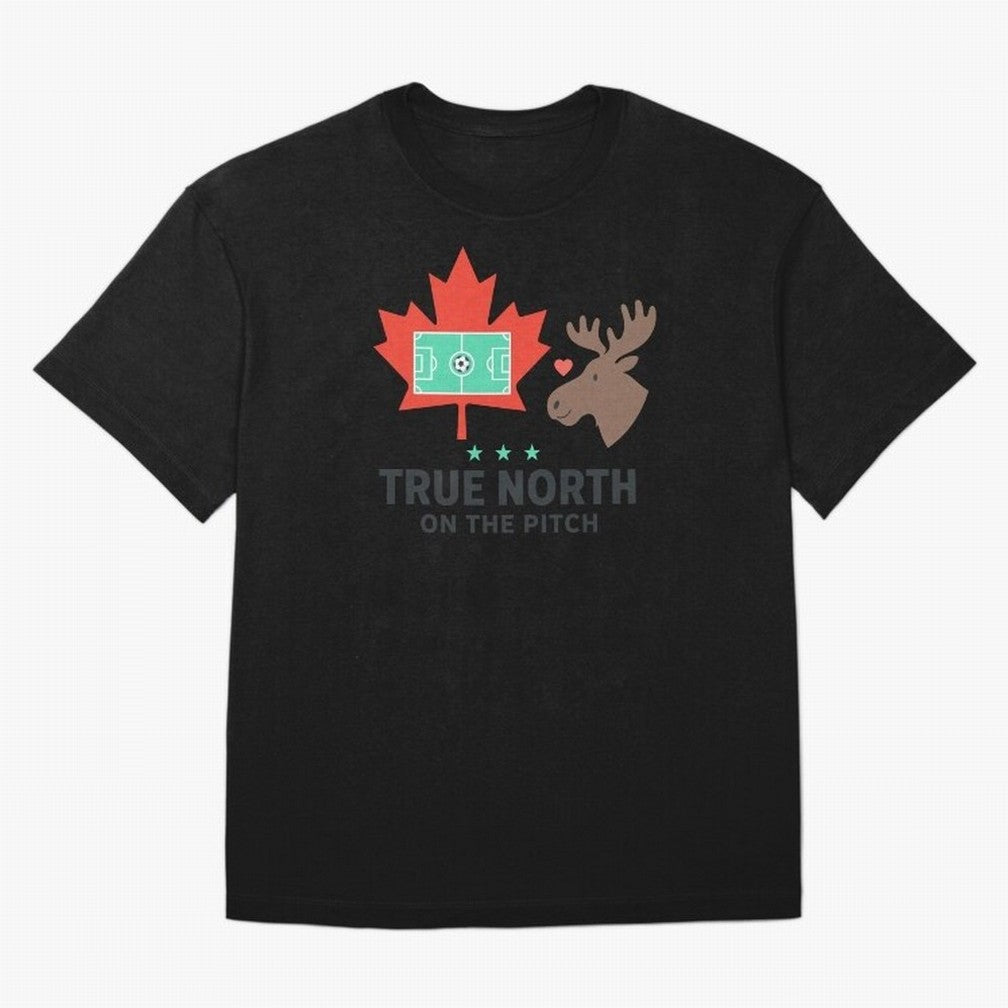 True North on the Pitch Classic T-Shirt Treasure FIFA World Cup 2026 USA Canada Mexico Spirit, Driven by Portugal, Spain and Germany, Messi and Cristiano Ronaldo, Goal Celebration Energy, Supporter Heritage, Football Icons and Worldwide Tournament