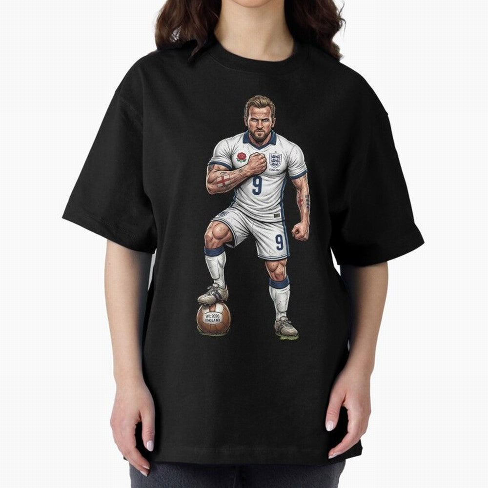 English Soccer Warrior Hyper-Realistic Poster Classic T-Shirt Bring Global Tournament Vibes to FIFA World Cup 2026 USA Canada Mexico Spirit, Celebrating Netherlands, Mbappe and Neymar, Football History, Final Match Energy, Crowd Noise and Once in a