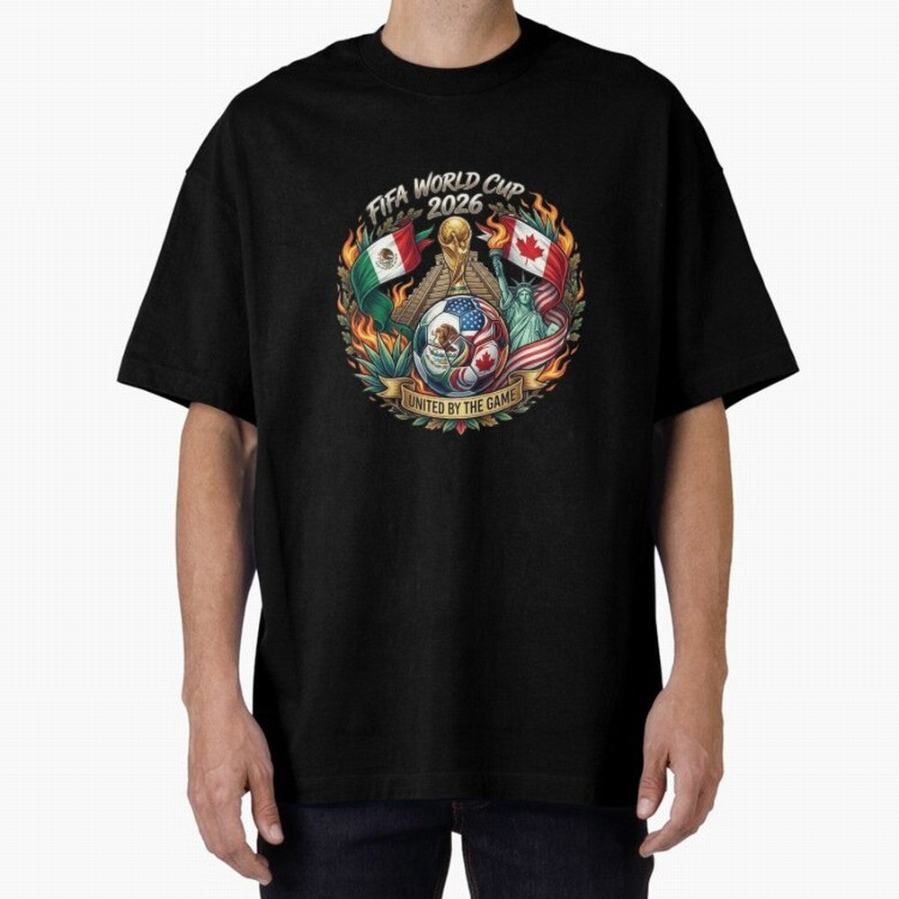United By The Game 2026 Art Classic T-Shirt Showcase Match Day Hype around FIFA World Cup 2026 USA Canada Mexico, CR7 and Messi, England, France and Netherlands, Stadium Chants, National Pride, Trophy Dreams and Unforgettable Football Memories;