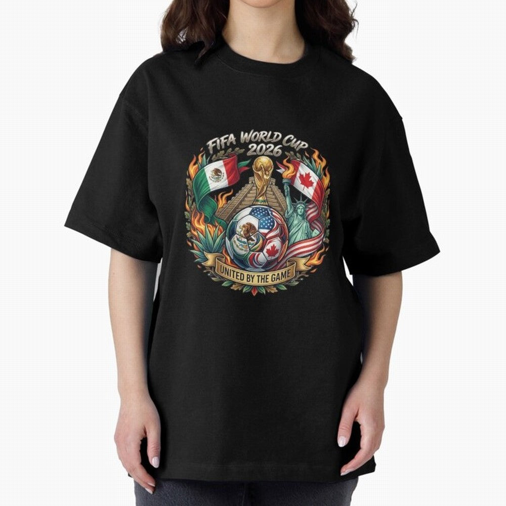 United By The Game 2026 Art Classic T-Shirt Showcase Match Day Hype around FIFA World Cup 2026 USA Canada Mexico, CR7 and Messi, England, France and Netherlands, Stadium Chants, National Pride, Trophy Dreams and Unforgettable Football Memories;