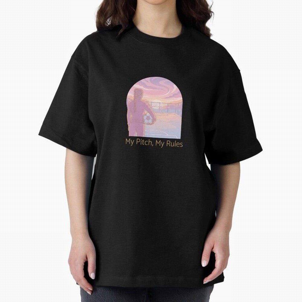 My Pitch My Rules Female Soccer Empowerment Classic T-Shirt Show Passion for the Stars of FIFA World Cup 2026 Spirit, Celebrating Argentina, Mbappe, Stadium Memories, Football Loyalty, International Chants and Championship Tradition; Ideal for