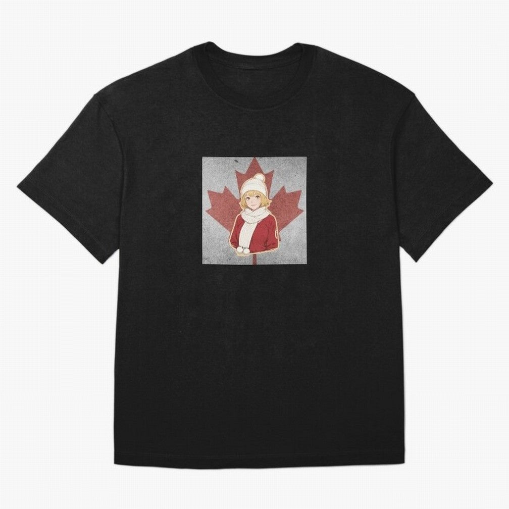 Canada Anime Football Fan Girl World Cup Edition Classic T-Shirt Show Your Love for FIFA World Cup 2026 Spirit, with Portugal, Spain and Germany, Messi, CR7 and Mbappe, Stadium Chants, National Pride, Trophy Dreams and Unforgettable Football