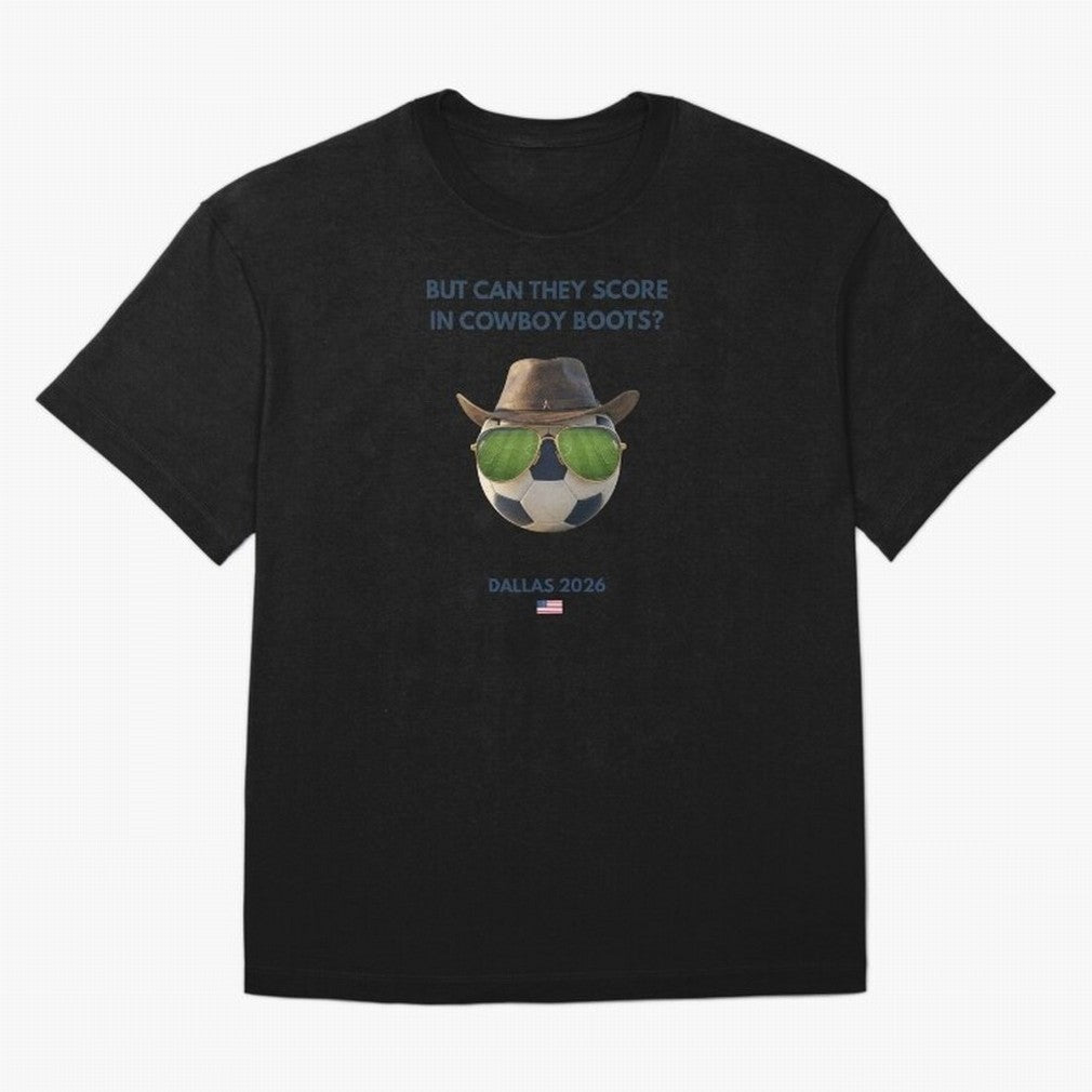 WC26 Hosting City: Dallas | Fun and Smart Soccer Fan Gear Classic T-Shirt Fuel Your Fan Pride for the FIFA World Cup 2026 Journey through Messi and Cristiano Ronaldo Highlights, Argentina and Brazil Pride, Vintage Soccer Flavor, Modern Football