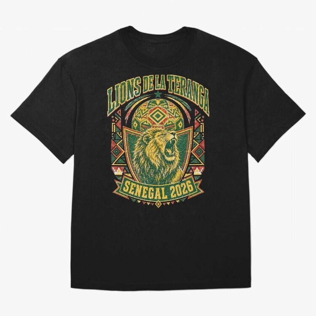 Lions De La Teranga Senegal 2026 World Cup Soccer T-Shirt Classic T-Shirt Follow Every Goal of Match Day Hype around FIFA World Cup 2026, CR7 and Messi, Argentina, Supporter Pride, Iconic Celebrations, Legendary Names and Global Match Day Energy;