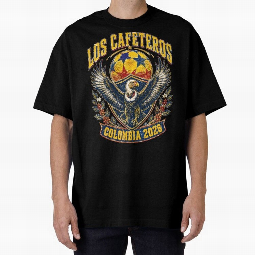 Los Cafeteros Colombia 2026 World Cup Soccer T-Shirt Classic T-Shirt Bring Match Day Fire to the FIFA World Cup 2026 Journey through Cristiano Ronaldo, Haaland and CR7 Highlights, Portugal Pride, Stadium Chants, National Pride, Trophy Dreams and