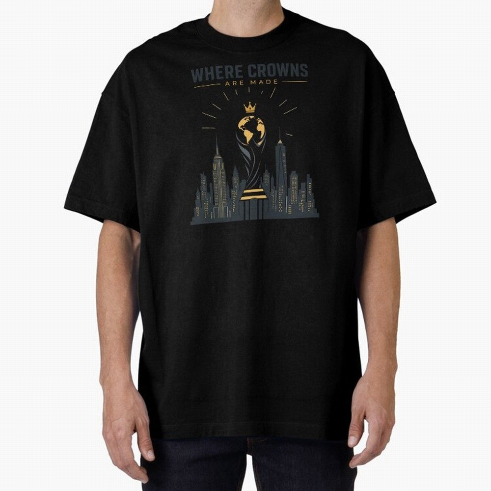Where Crowns Are Made Classic T-Shirt Bring Supporter Culture to Match Day Hype around FIFA World Cup 2026 Group Stage, CR7, Argentina, Match Day Excitement, Supporter Culture, Golden Goals and Global Football Passion; Perfect for Fans, Collectors,