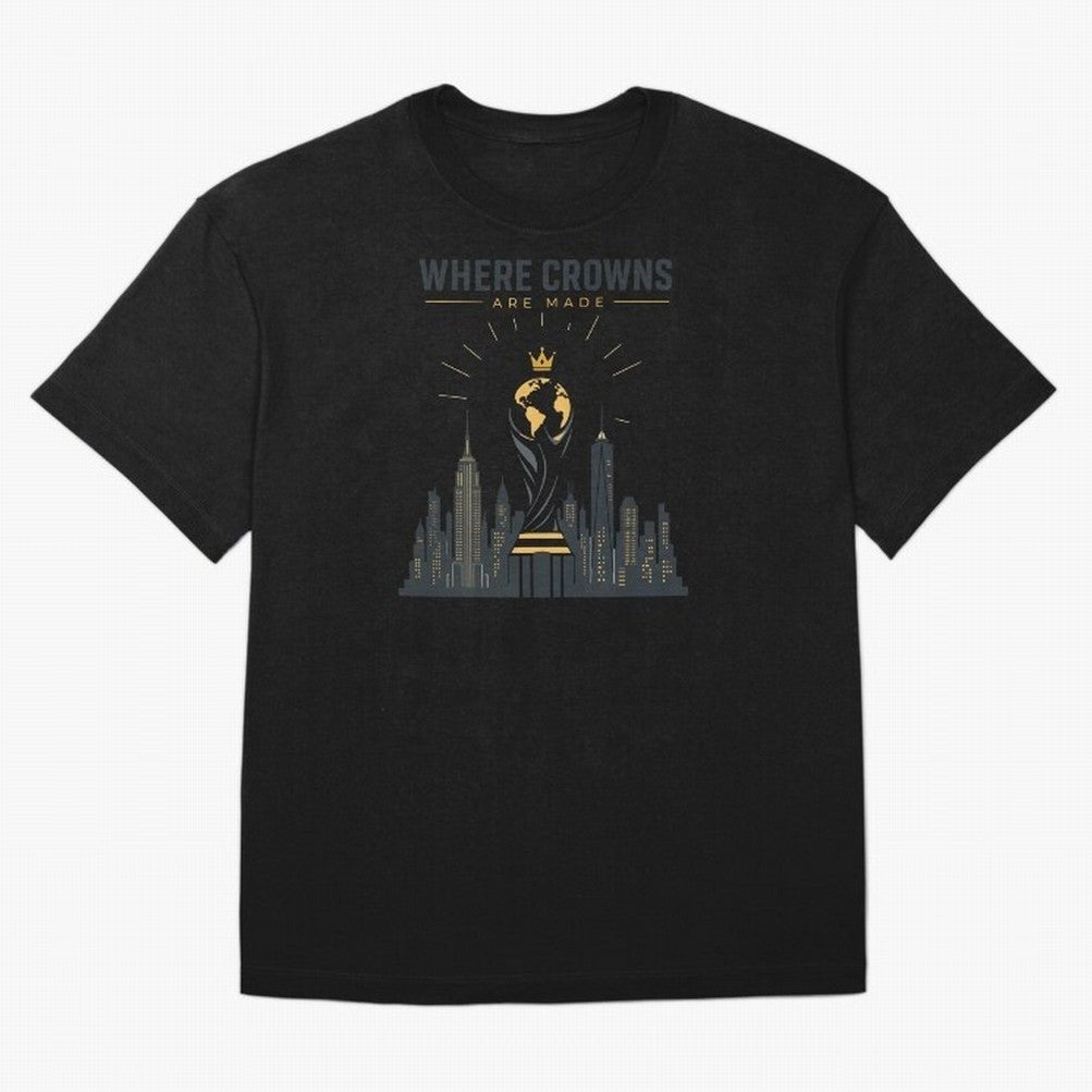 Where Crowns Are Made Classic T-Shirt Bring Supporter Culture to Match Day Hype around FIFA World Cup 2026 Group Stage, CR7, Argentina, Match Day Excitement, Supporter Culture, Golden Goals and Global Football Passion; Perfect for Fans, Collectors,