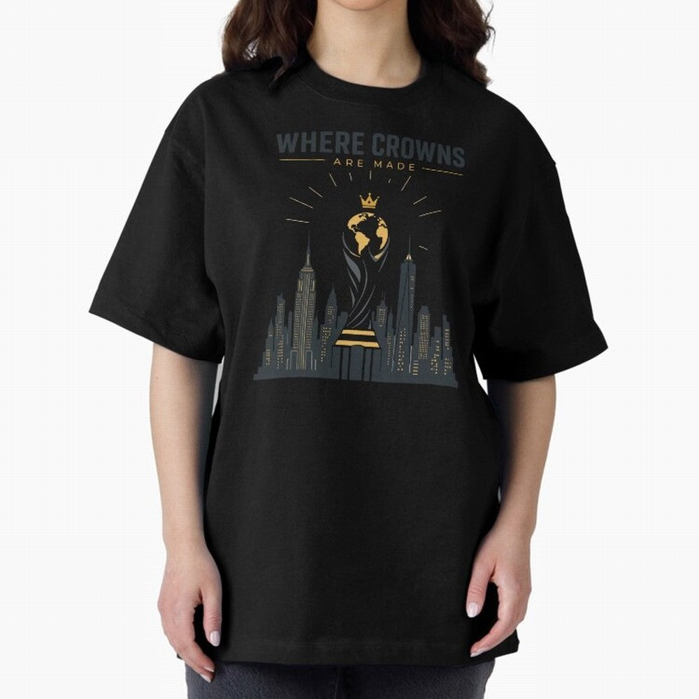 Where Crowns Are Made Classic T-Shirt Bring Supporter Culture to Match Day Hype around FIFA World Cup 2026 Group Stage, CR7, Argentina, Match Day Excitement, Supporter Culture, Golden Goals and Global Football Passion; Perfect for Fans, Collectors,
