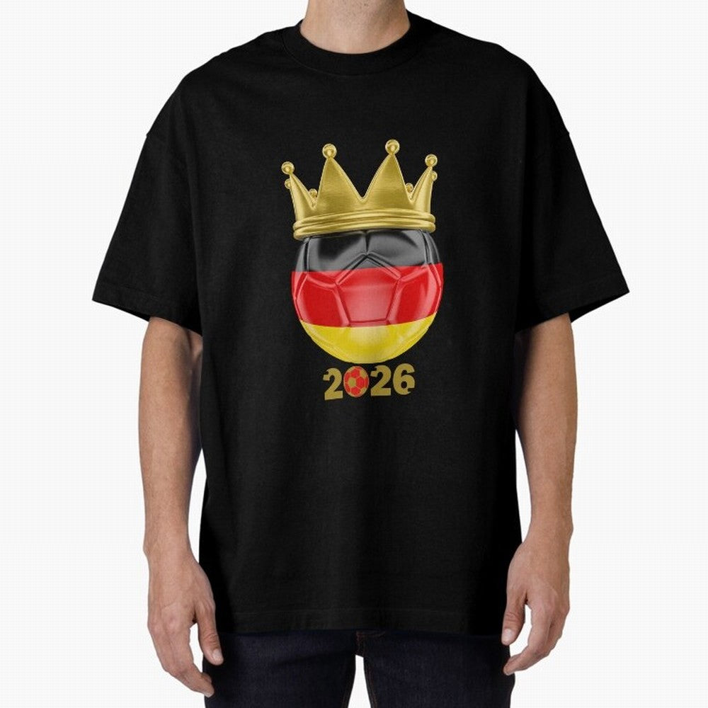 Germany Football Champion Crown 2026 Classic T-Shirt Discover the FIFA World Cup 2026 Group Stage Journey through Messi Highlights, Argentina, France and Brazil Pride, Sports Nostalgia, International Competition, Famous Players and Unforgettable