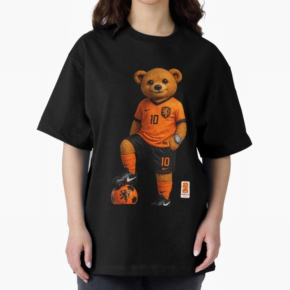 Netherlands Soccer Bear World Cup Teddy Bear Classic T-Shirt Feel International Energy from FIFA World Cup 2026 Group Stage Built around CR7, Portugal Energy, Supporter Pride, Iconic Celebrations, Legendary Names and Global Match Day Energy; Ideal