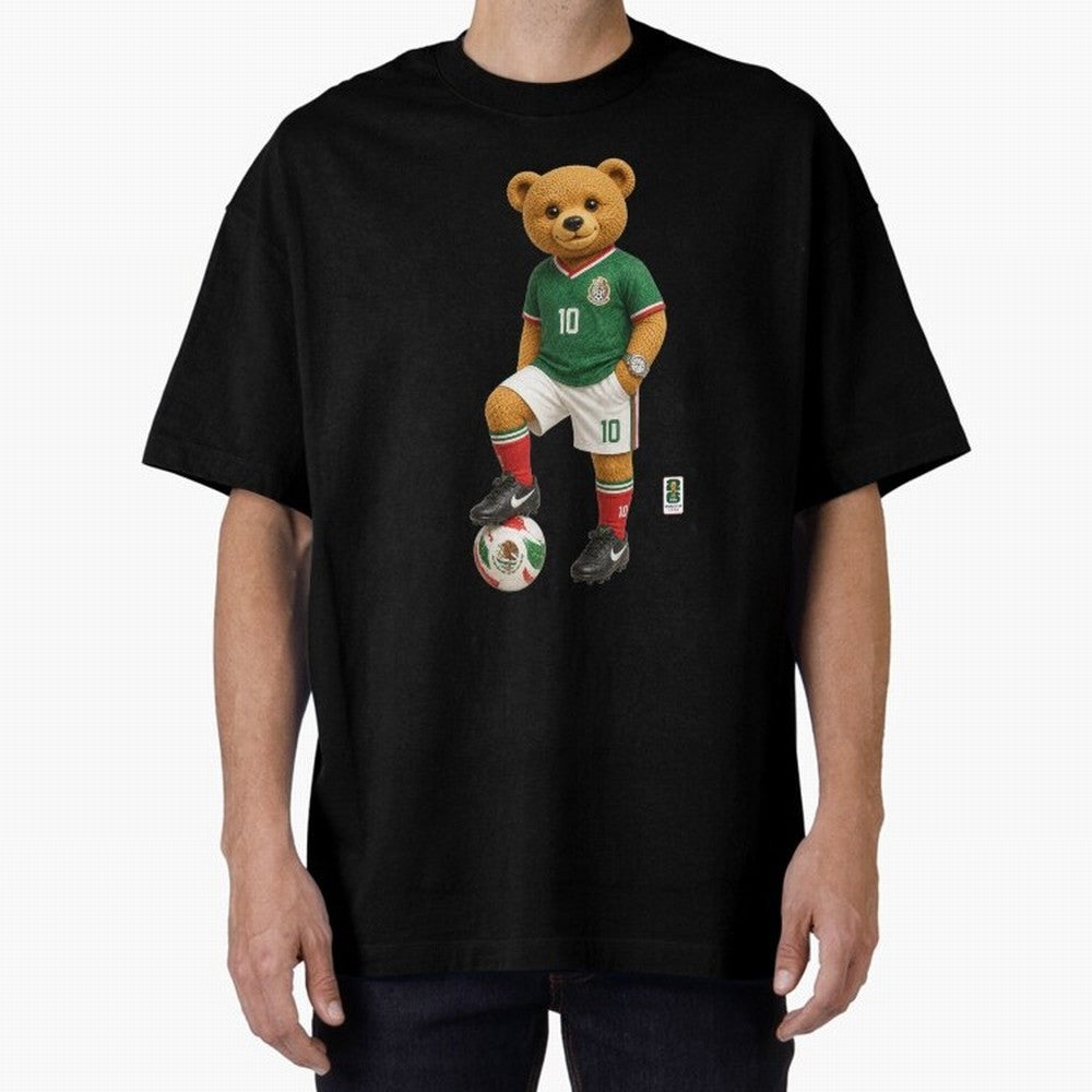 Mexico Soccer Bear World Cup Teddy Bear Classic T-Shirt Honor the Beautiful Game during FIFA World Cup 2026 Group Stage for Fans of Cristiano Ronaldo, Haaland and CR7 and Portugal, Bringing Match Day Excitement, Supporter Culture, Golden Goals and