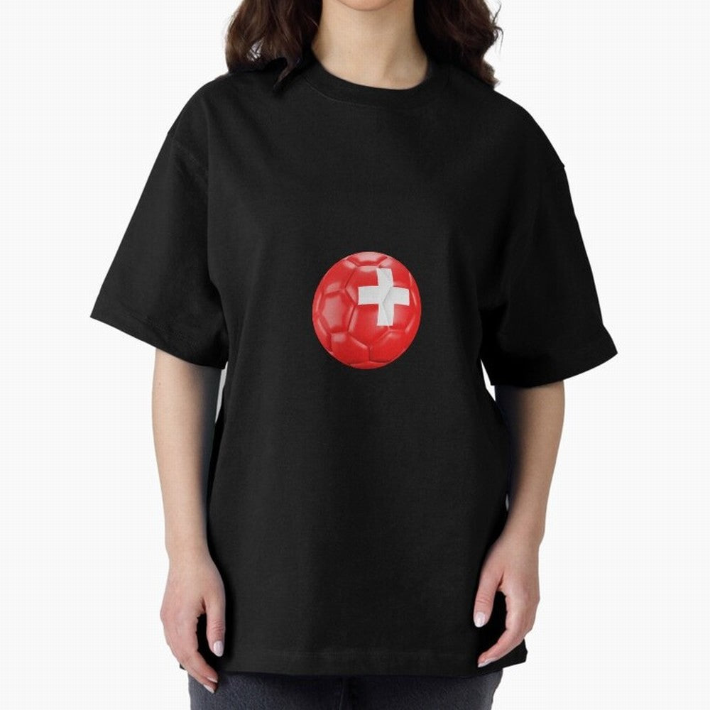 Switzerland Football Classic T-Shirt Honor Football Greatness during FIFA World Cup 2026 Group Stage Spirit, Built around Brazil, Haaland and Mbappe, Championship Spirit, Famous Goals, Roaring Crowds and International Football Unity; Made for Die