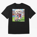 Cute Maltese Soccer Star - FIFA 2026 World Cup Edition Classic T-Shirt Celebrate Global Passion for the FIFA World Cup 2026 Journey through Messi, Neymar and Mbappe Highlights, Argentina Pride, Soccer Culture, Superstar Moments, National Team