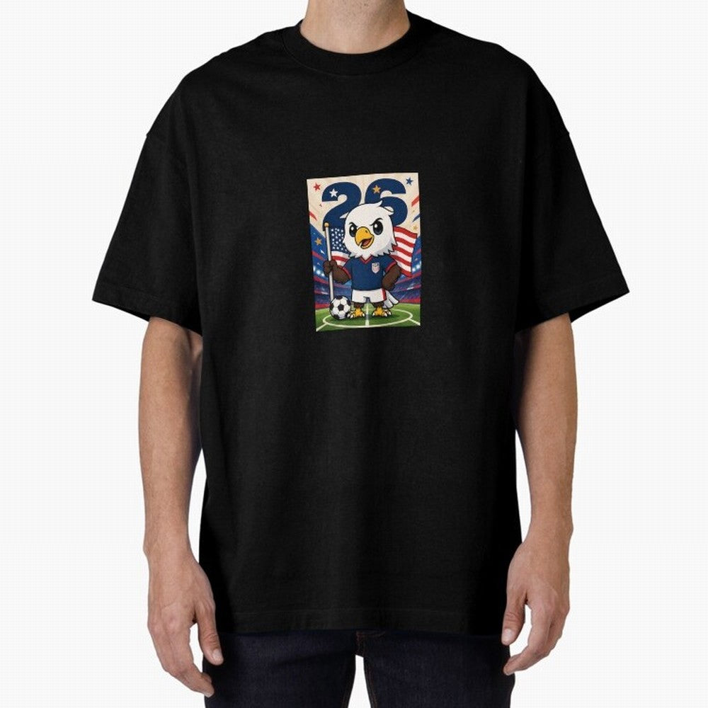 Patriotic Eagle Soccer USA Mascot Classic T-Shirt Back the Journey through the FIFA World Cup 2026 Journey through Haaland Highlights, France and Portugal Pride, Football Festival Excitement, Trophy Ambitions, Country Rivalries and Star Player