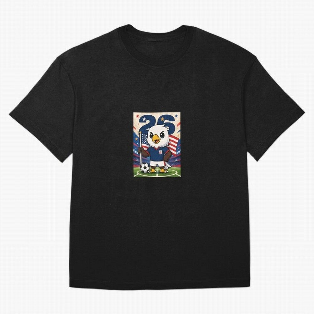 Patriotic Eagle Soccer USA Mascot Classic T-Shirt Back the Journey through the FIFA World Cup 2026 Journey through Haaland Highlights, France and Portugal Pride, Football Festival Excitement, Trophy Ambitions, Country Rivalries and Star Player