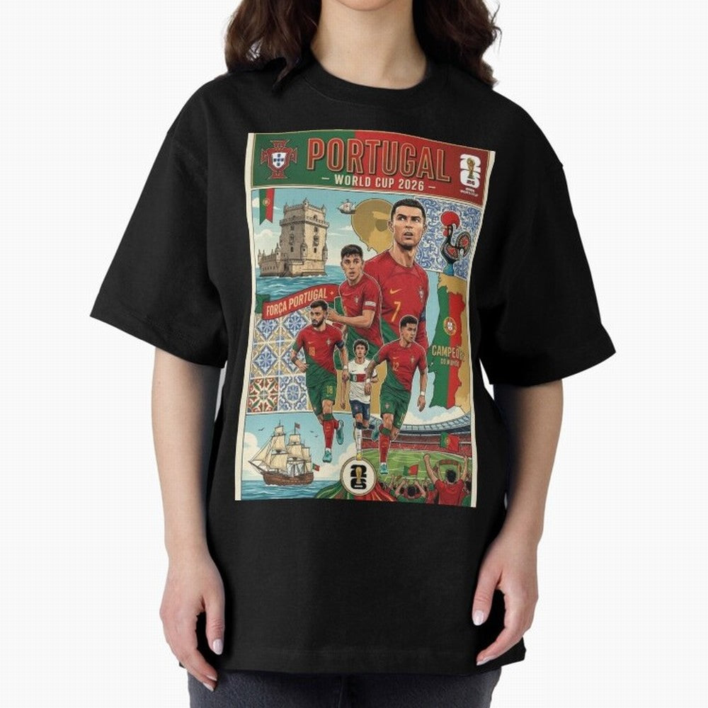Portugal 2026 ¨C In Search of Glory Classic T-Shirt Show Match Day Excitement for FIFA World Cup 2026 USA Canada Mexico Spirit, Centered on Netherlands, Mbappe and Neymar, Tournament Hype, Historic Matchups, Family Viewing Parties and Global Sports