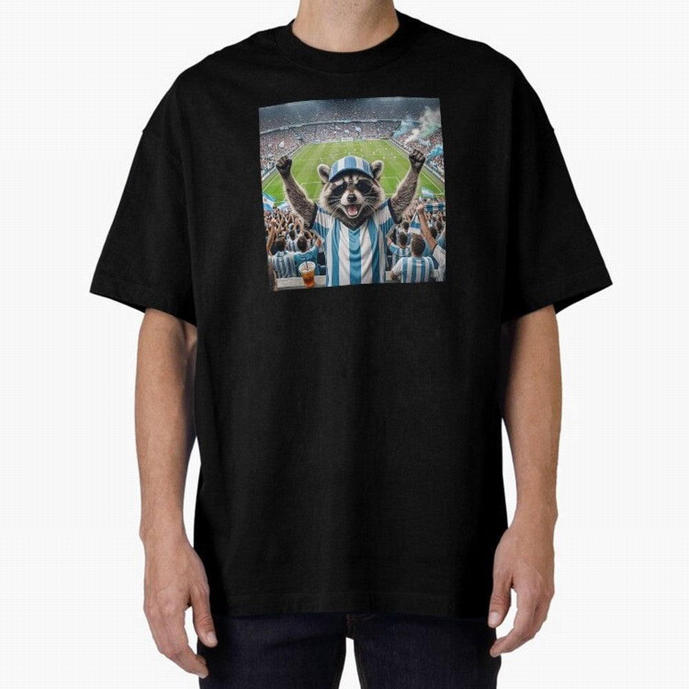 Funny Raccoon Soccer Fan World Cup 2026 Argentina Classic T-Shirt Show Love for Legendary Goals in Global Football Passion for FIFA World Cup 2026 USA Canada Mexico, Featuring Messi, Neymar and Mbappe, England, France and Netherlands, Vintage