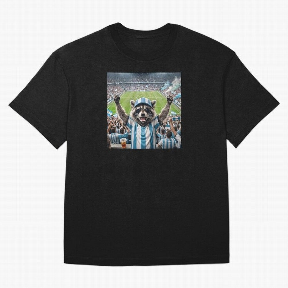 Funny Raccoon Soccer Fan World Cup 2026 Argentina Classic T-Shirt Show Love for Legendary Goals in Global Football Passion for FIFA World Cup 2026 USA Canada Mexico, Featuring Messi, Neymar and Mbappe, England, France and Netherlands, Vintage