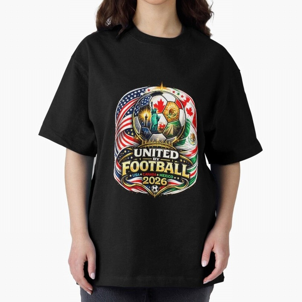 United By Football 2026 USA Canada Mexico Classic T-Shirt Remember Match Day Hype around FIFA World Cup 2026, Mbappe and Neymar, France and Portugal, Tournament Hype, Historic Matchups, Family Viewing Parties and Global Sports Pride; Perfect for