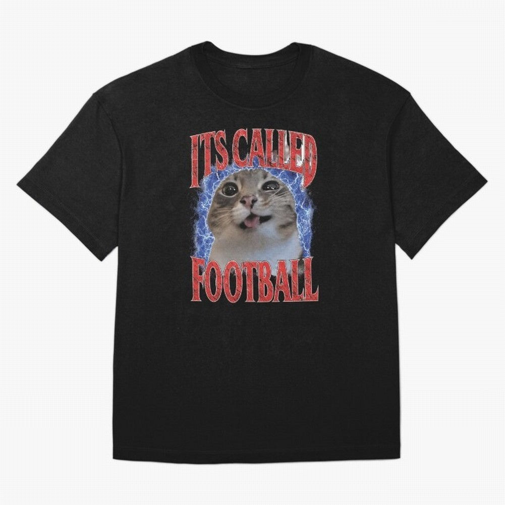 Football Silly Cat USA World Cup Meme Shirt Funny Y2K Grunge Cat Graphic Tee Soccer Meme Shirt Chaotic Cat Fan Gift Classic T-Shirt Relive Global Football Passion for FIFA World Cup 2026 Group Stage, Highlighting Mbappe and Neymar, Brazil, Soccer