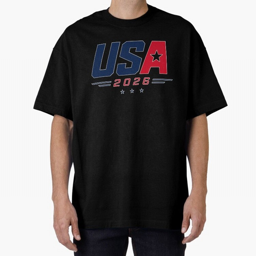 USA 2026 Soccer Fan Shirt | American Football Supporter Minimal Design Classic T-Shirt Embrace the FIFA World Cup 2026 Group Stage Journey through Haaland Highlights, Argentina, France and Brazil Pride, Championship Spirit, Famous Goals, Roaring