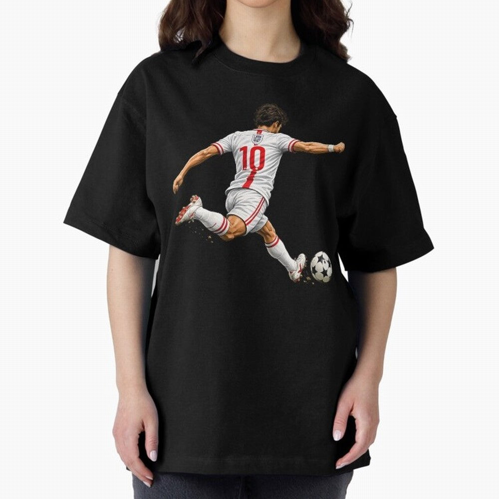 England Football Sticker Number 10 Three Lions Classic T-Shirt Make the Season About FIFA World Cup 2026 Group Stage for Fans of Messi and Portugal, Spain and Germany, Bringing Championship Spirit, Famous Goals, Roaring Crowds and International