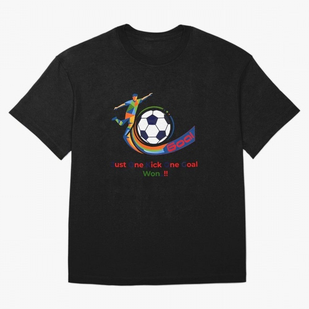 Football Striker Goal Celebration - Just One Kick Classic T-Shirt Relive Match Day Hype around FIFA World Cup 2026 USA Canada Mexico, Cristiano Ronaldo, Haaland and CR7, England and Germany, Sports Nostalgia, International Competition, Famous