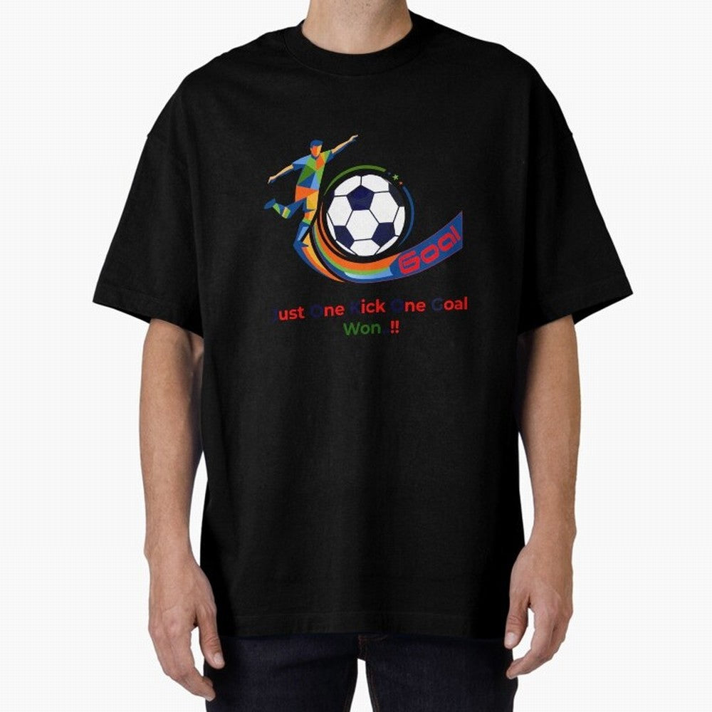 Football Striker Goal Celebration - Just One Kick Classic T-Shirt Relive Match Day Hype around FIFA World Cup 2026 USA Canada Mexico, Cristiano Ronaldo, Haaland and CR7, England and Germany, Sports Nostalgia, International Competition, Famous