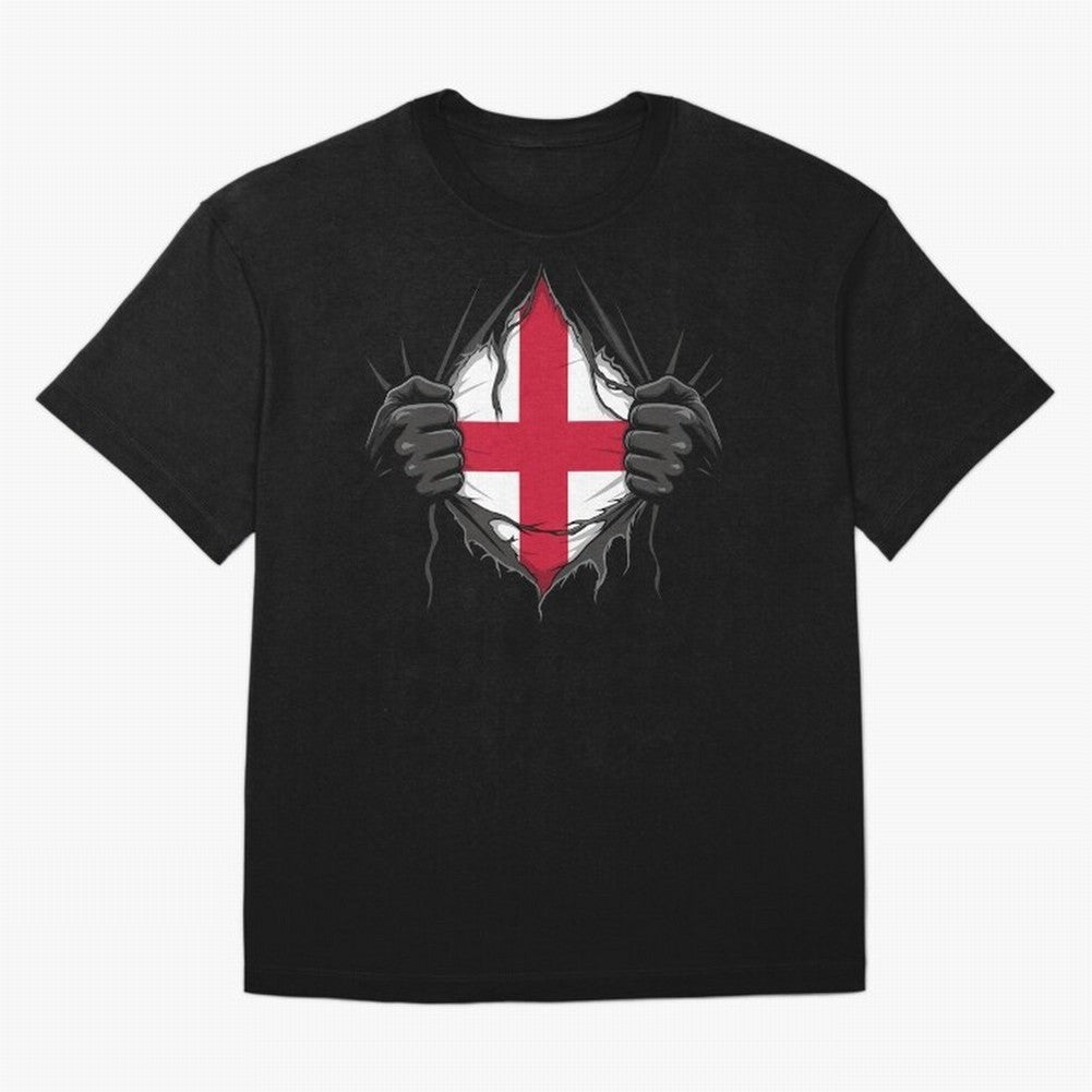 England Flag - National Team Fans Classic T-Shirt Show Up for the Glory of FIFA World Cup 2026 Group Stage for Fans of Neymar, Haaland and Cristiano Ronaldo and Brazil, Portugal and Argentina, Bringing Stadium Memories, Football Loyalty,