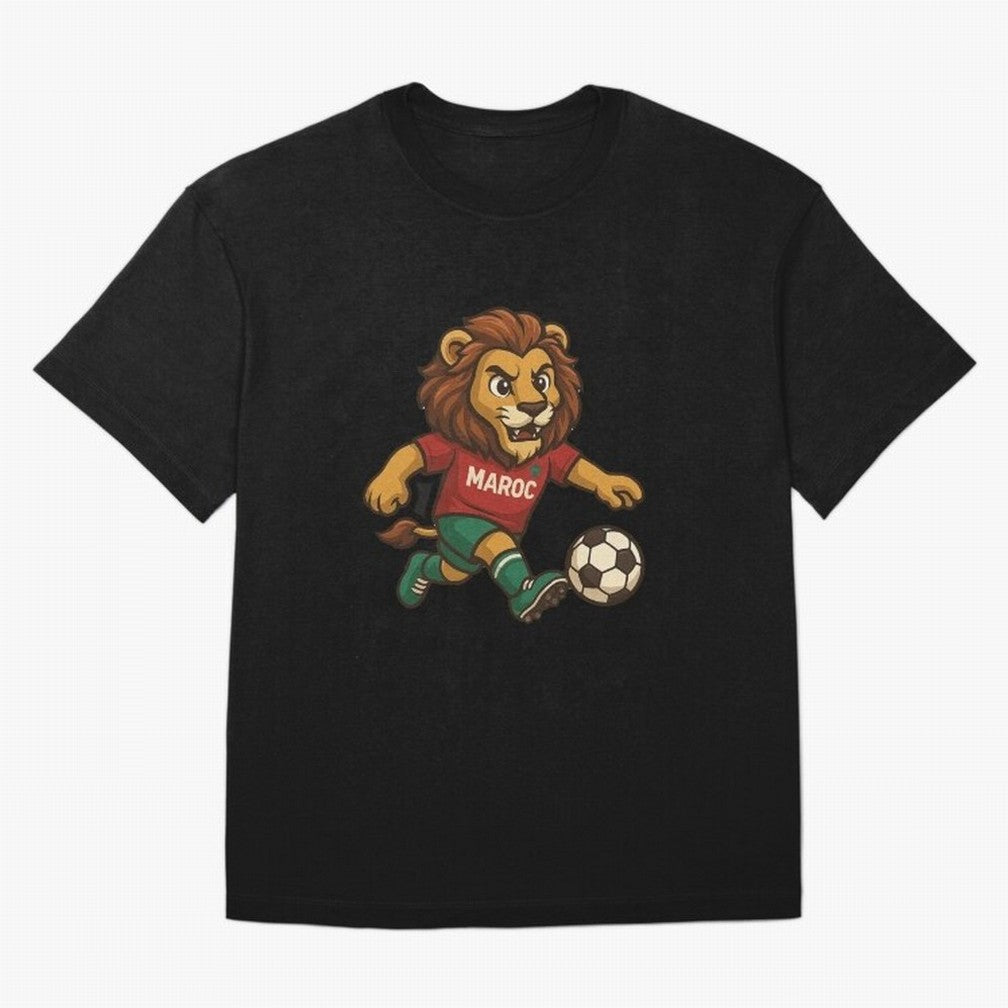 Atlas Lion, Moroccan footballer, football, Morocco Classic T-Shirt Feel Match Day Hype around FIFA World Cup 2026 USA Canada Mexico, Messi, Germany, Vintage Soccer Flavor, Modern Football Stars, National Flags and Final Night Emotion; Great for