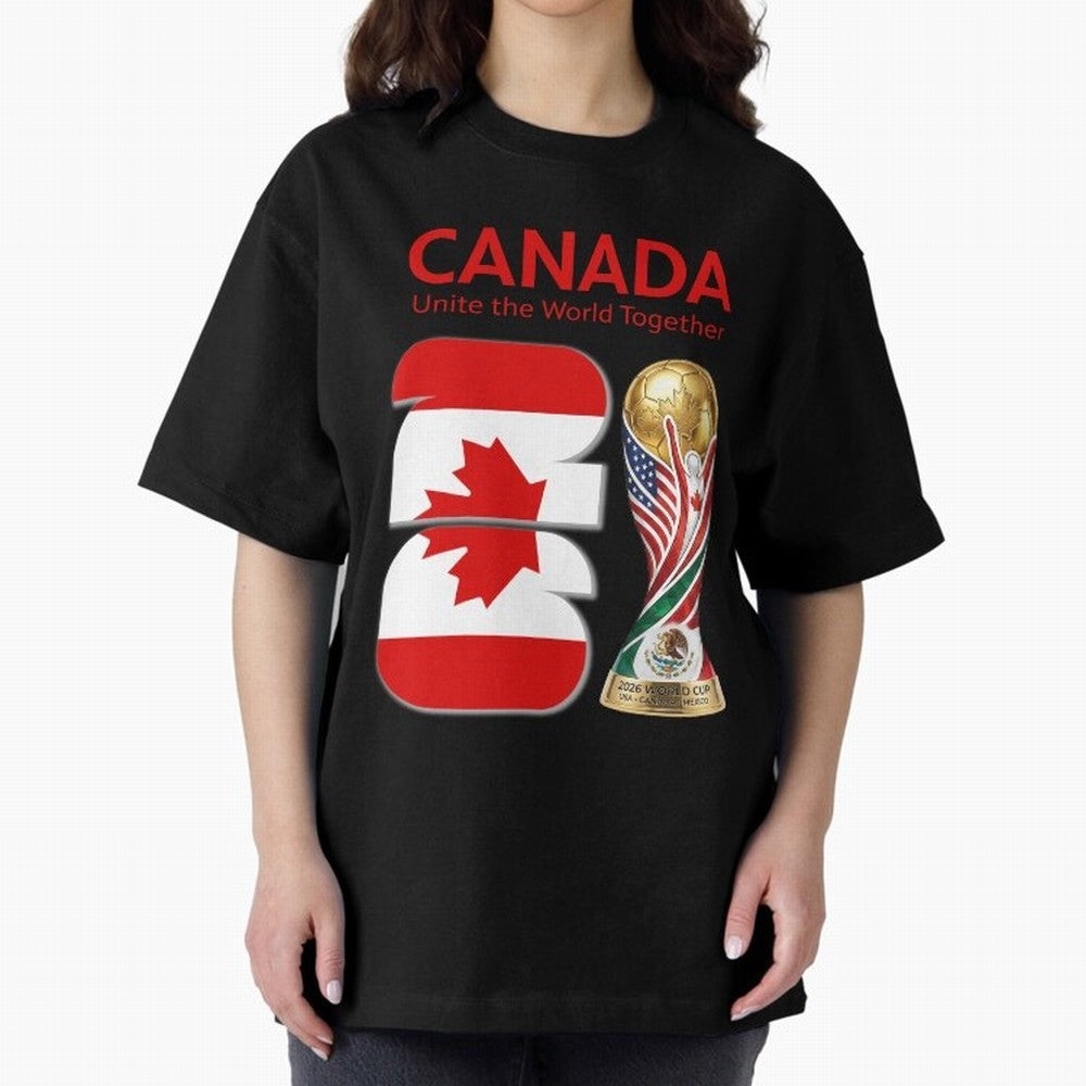World Cup 2026, IMG 019, CANADA 001 Classic T-Shirt Support Iconic Players in FIFA World Cup 2026 USA Canada Mexico Spirit, Built around Brazil, Portugal and Argentina, Messi, CR7 and Mbappe, Match Day Excitement, Supporter Culture, Golden Goals