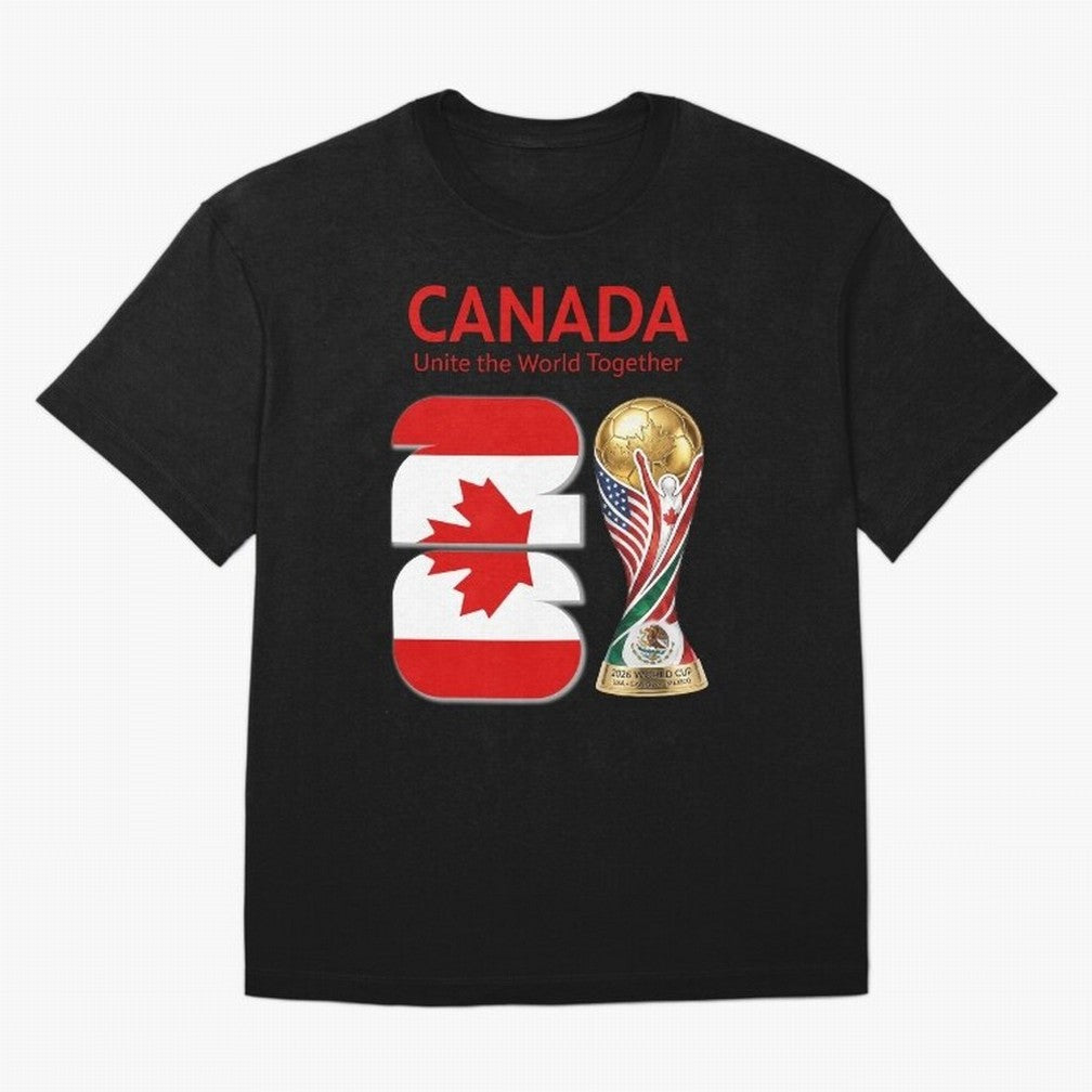 World Cup 2026, IMG 019, CANADA 001 Classic T-Shirt Support Iconic Players in FIFA World Cup 2026 USA Canada Mexico Spirit, Built around Brazil, Portugal and Argentina, Messi, CR7 and Mbappe, Match Day Excitement, Supporter Culture, Golden Goals
