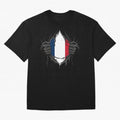 France Flag - National Team Fans Classic T-Shirt Enjoy Global Football Passion for FIFA World Cup 2026 USA Canada Mexico, Capturing Messi and Cristiano Ronaldo, Argentina, Soccer Culture, Superstar Moments, National Team Dreams and Competitive