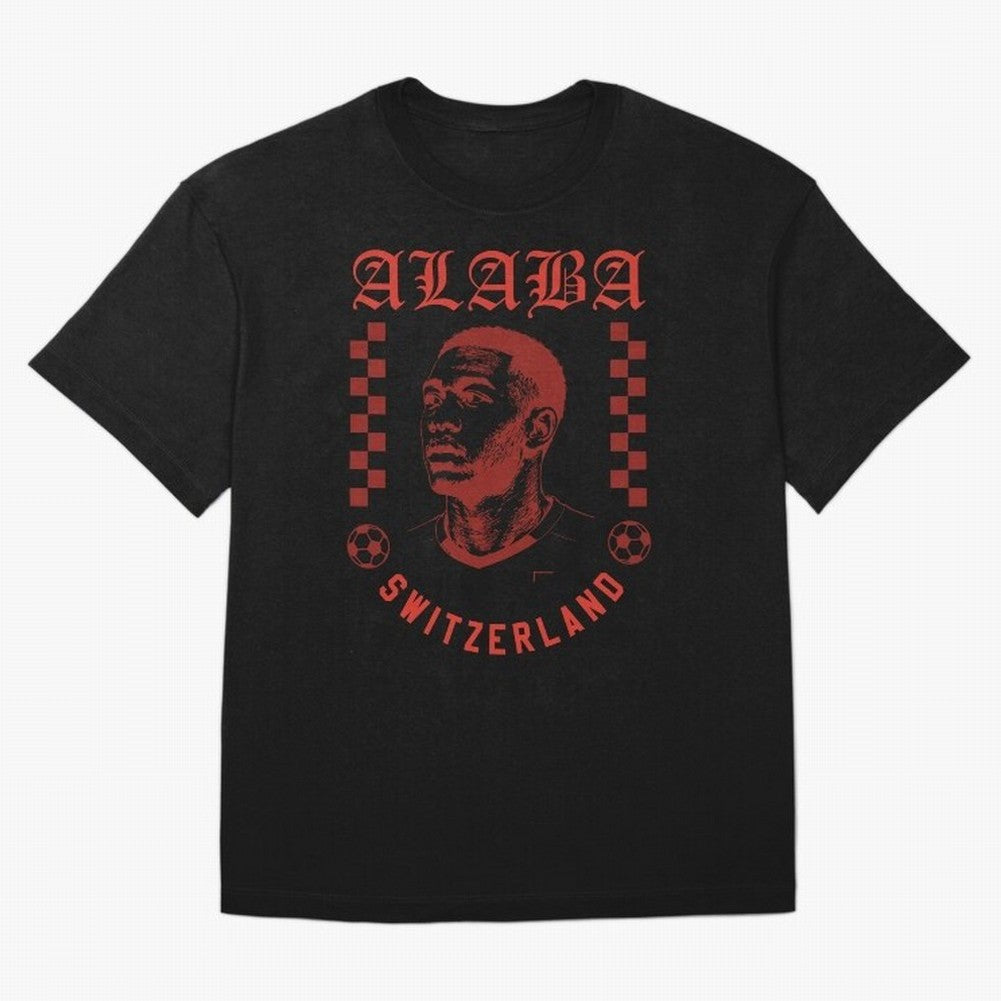 Alaba Switzerland Soccer Legend Vintage Football Fan Shirt Classic T-Shirt Turn Up for Match Day Hype around FIFA World Cup 2026 Group Stage, Messi, Spain, Tournament Hype, Historic Matchups, Family Viewing Parties and Global Sports Pride; Made for