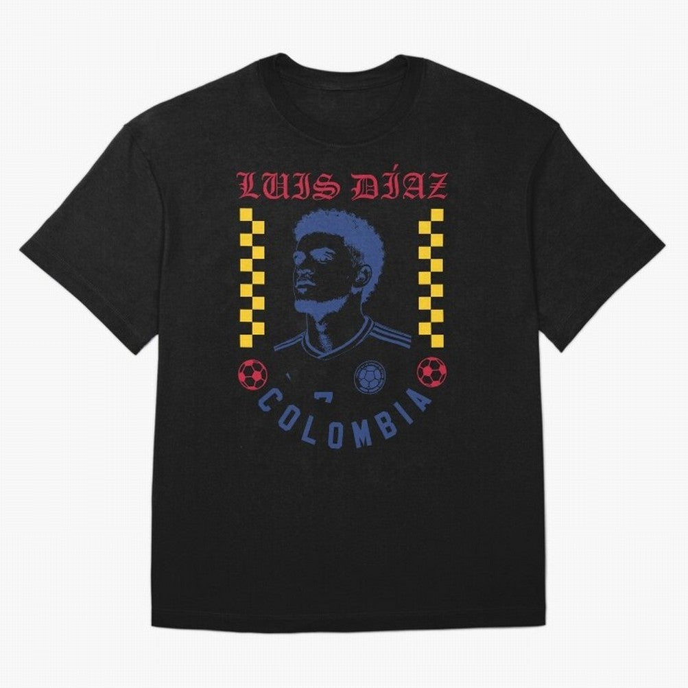 Luis D¨ªaz Colombia Soccer Star Retro Football Fan Design Classic T-Shirt Fuel Your Fan Pride for FIFA World Cup 2026 Group Stage Built around Messi, Netherlands Energy, Football Passion, Legendary Performances, Festival Vibes and Supporter