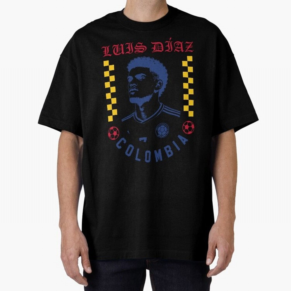 Luis D¨ªaz Colombia Soccer Star Retro Football Fan Design Classic T-Shirt Fuel Your Fan Pride for FIFA World Cup 2026 Group Stage Built around Messi, Netherlands Energy, Football Passion, Legendary Performances, Festival Vibes and Supporter