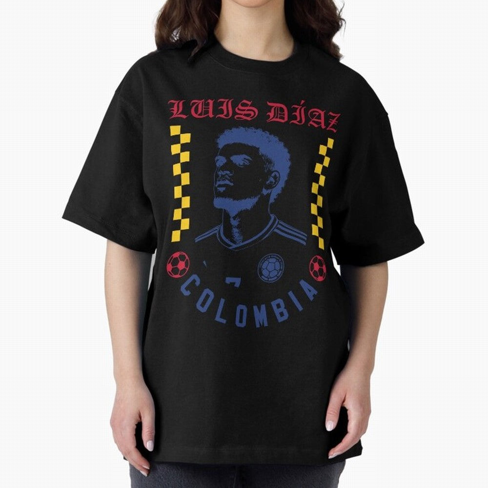 Luis D¨ªaz Colombia Soccer Star Retro Football Fan Design Classic T-Shirt Fuel Your Fan Pride for FIFA World Cup 2026 Group Stage Built around Messi, Netherlands Energy, Football Passion, Legendary Performances, Festival Vibes and Supporter