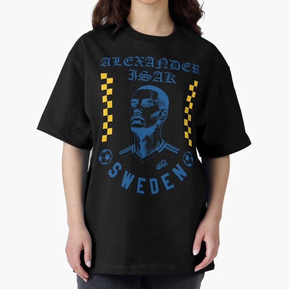 Alexander Isak Sweden Soccer Star Retro Football Fan Design Classic T-Shirt Wear the Spirit of the FIFA World Cup 2026 USA Canada Mexico Journey through CR7 Highlights, Argentina and Brazil Pride, Stadium Chants, National Pride, Trophy Dreams and