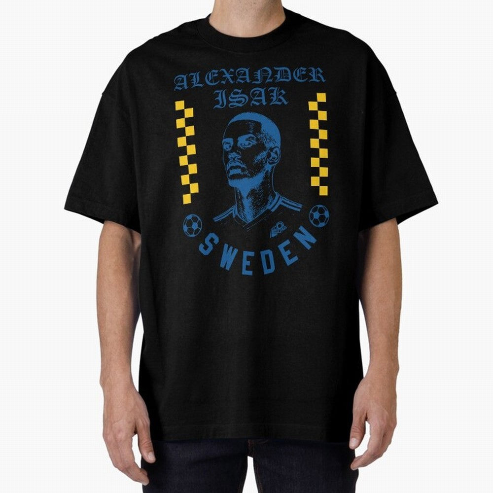 Alexander Isak Sweden Soccer Star Retro Football Fan Design Classic T-Shirt Wear the Spirit of the FIFA World Cup 2026 USA Canada Mexico Journey through CR7 Highlights, Argentina and Brazil Pride, Stadium Chants, National Pride, Trophy Dreams and