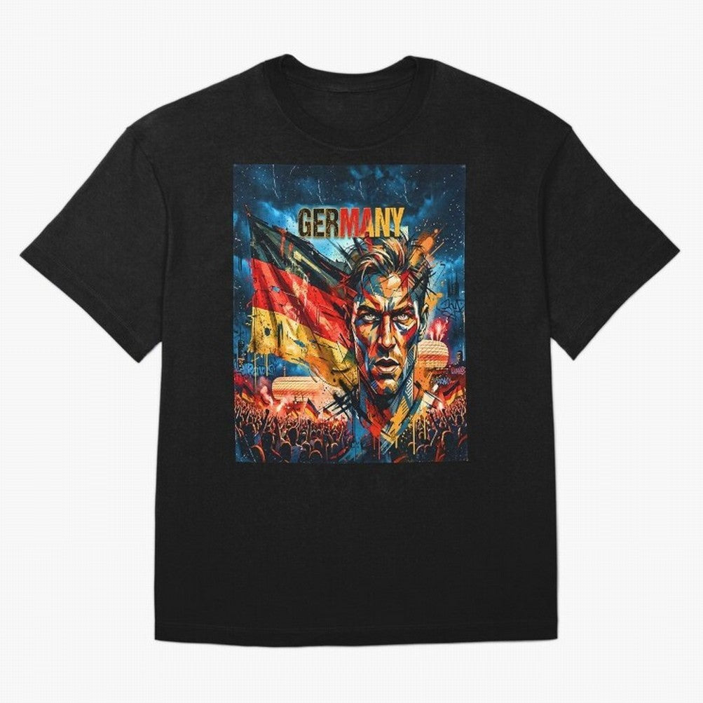 GERMANY FOOTBALL TEAM Classic T-Shirt Carry Global Football Passion for FIFA World Cup 2026, Celebrating CR7 and Messi, France and Portugal, Vintage Soccer Flavor, Modern Football Stars, National Flags and Final Night Emotion; Made for Die Hard