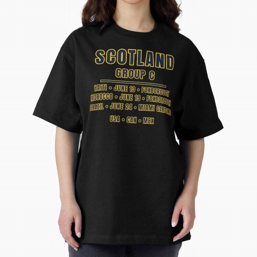 Scotland World Cup 2026 Fixtures T-Shirt ¨C Group C Football Shirt Classic T-Shirt Upgrade FIFA World Cup 2026 Connected to CR7, England Energy, Classic Soccer Heritage, Championship Pressure, Fan Loyalty and International Pride; Perfect for People