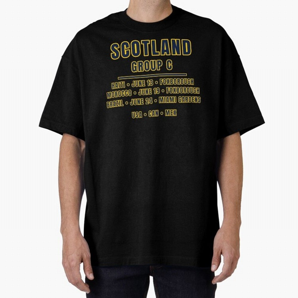 Scotland World Cup 2026 Fixtures T-Shirt ¨C Group C Football Shirt Classic T-Shirt Upgrade FIFA World Cup 2026 Connected to CR7, England Energy, Classic Soccer Heritage, Championship Pressure, Fan Loyalty and International Pride; Perfect for People